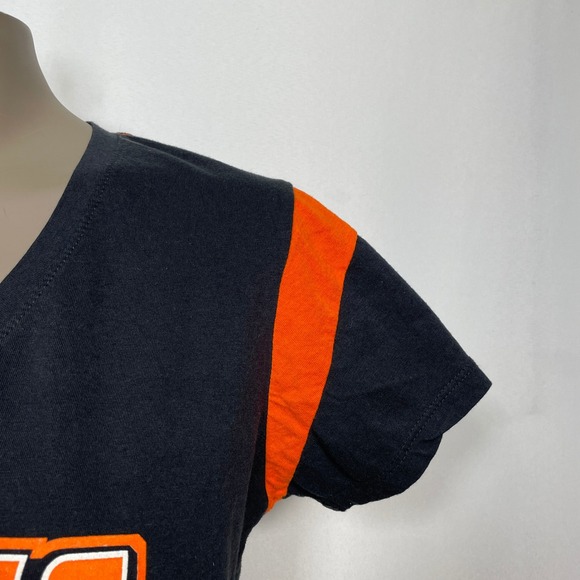 Cincinnati Bengals NFL Football Black Game Day Tradition T-Shirt Women's LARGE - Picture 7 of 9